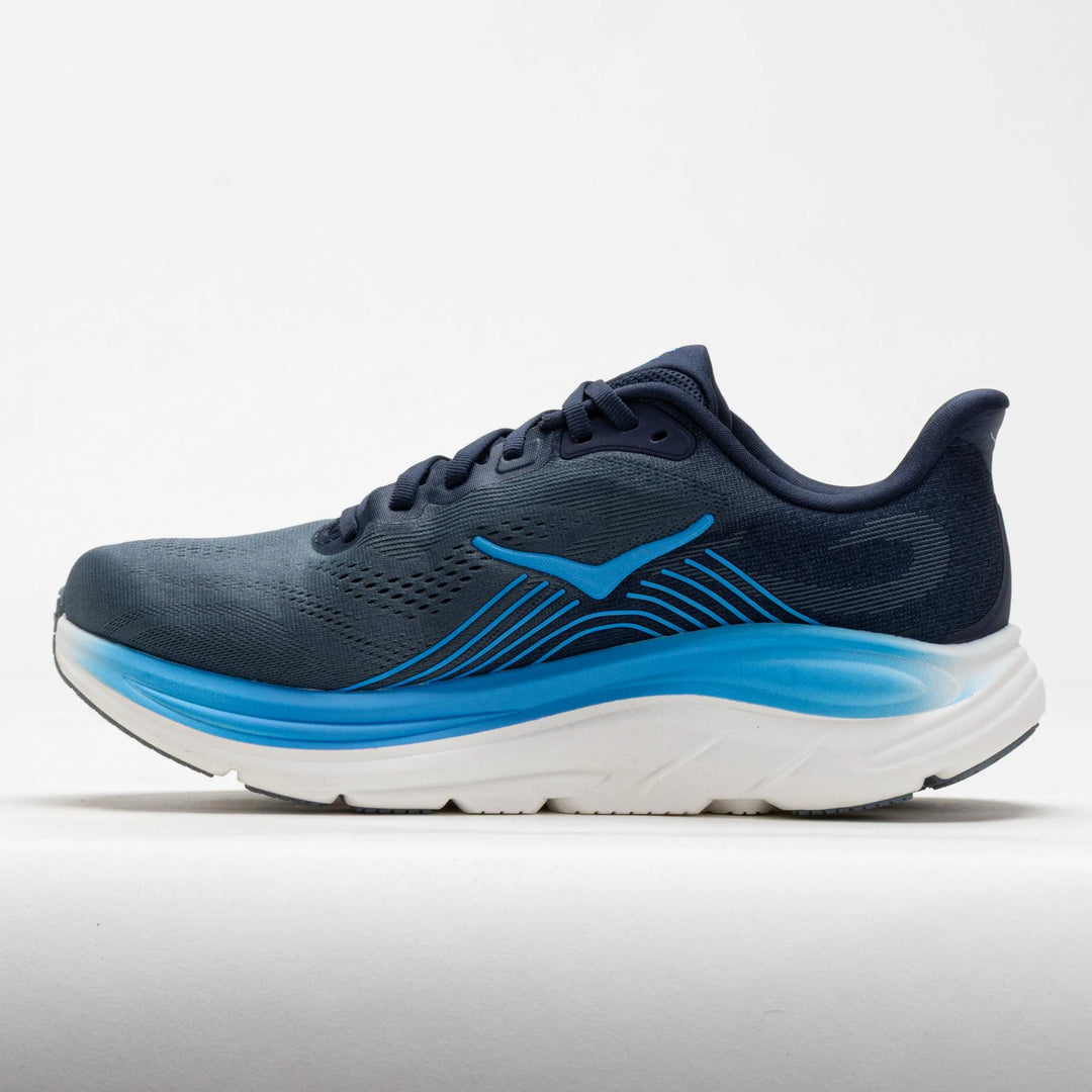 A navy blue Hoka Clifton 11 – Men&