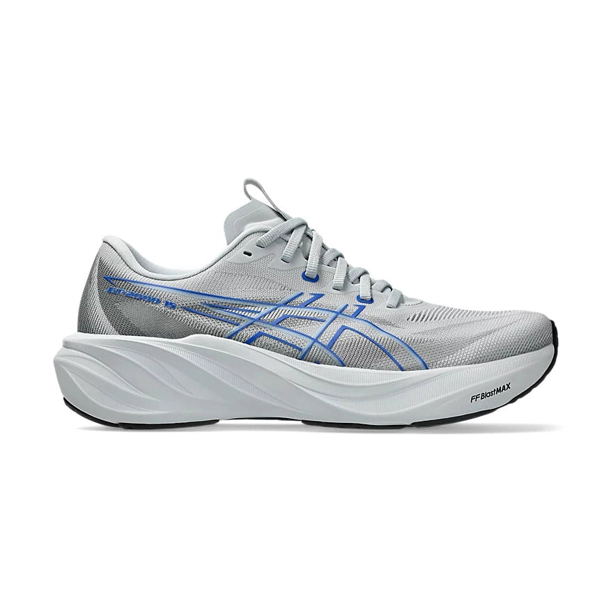 GT-2000 15 gray running shoe with blue accents on a white background.