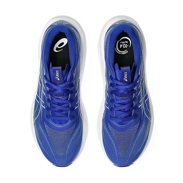 GT-2000 15 pair of ASICS running shoes in royal blue and white, shown from a top-down view on a plain white background.