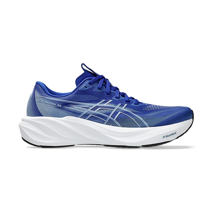 ASICS GT-2000 15 running shoe in blue and white, shown from a lateral profile view against a white background.