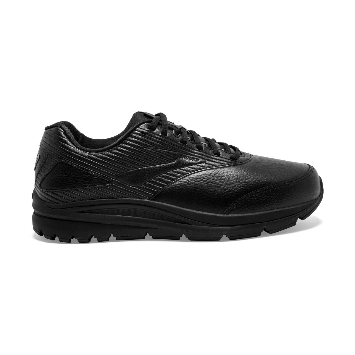 Black Brooks Addiction Walker 2 Men's running shoe on a white background.