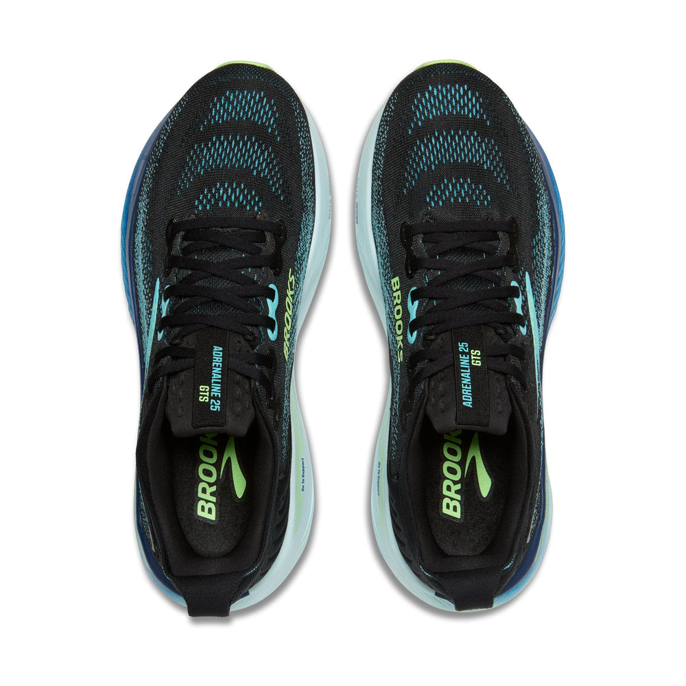 Brooks Adrenaline Gts 25 – Men's – Black/Ipanema/Mint