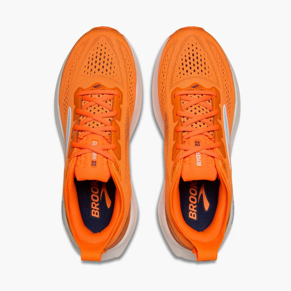Brooks Glycerin Gts 23 – Men's – Shocking Orange/Blue/White