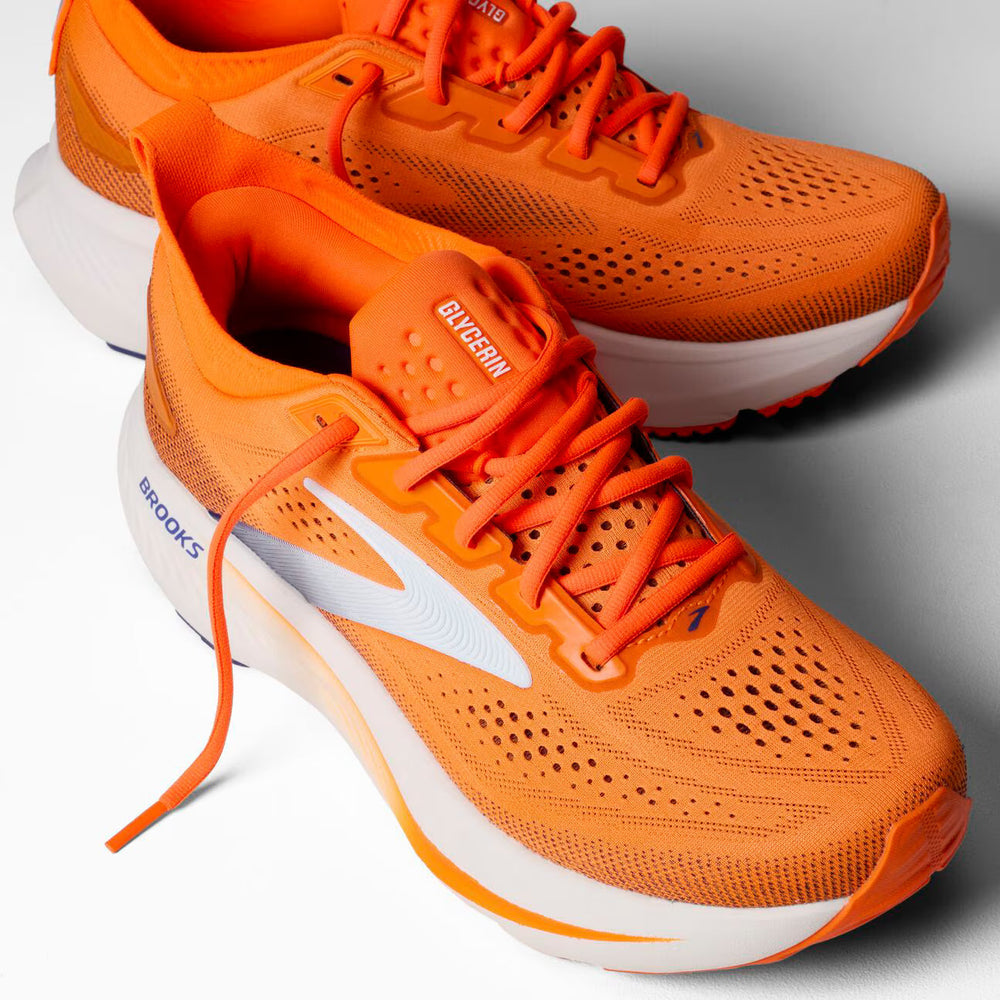 Brooks Glycerin Gts 23 – Men's – Shocking Orange/Blue/White