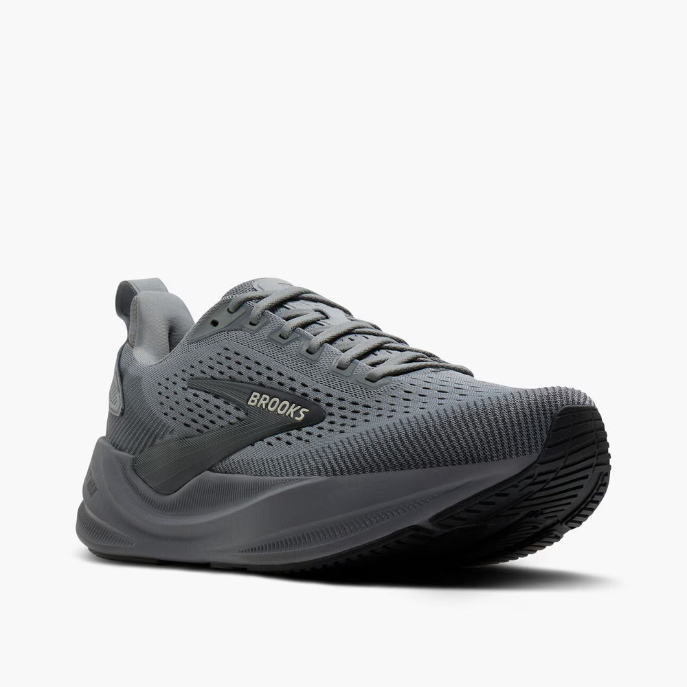Brooks -- Men's -- Ghost Max 4 -- Grey/Grey/Ebony