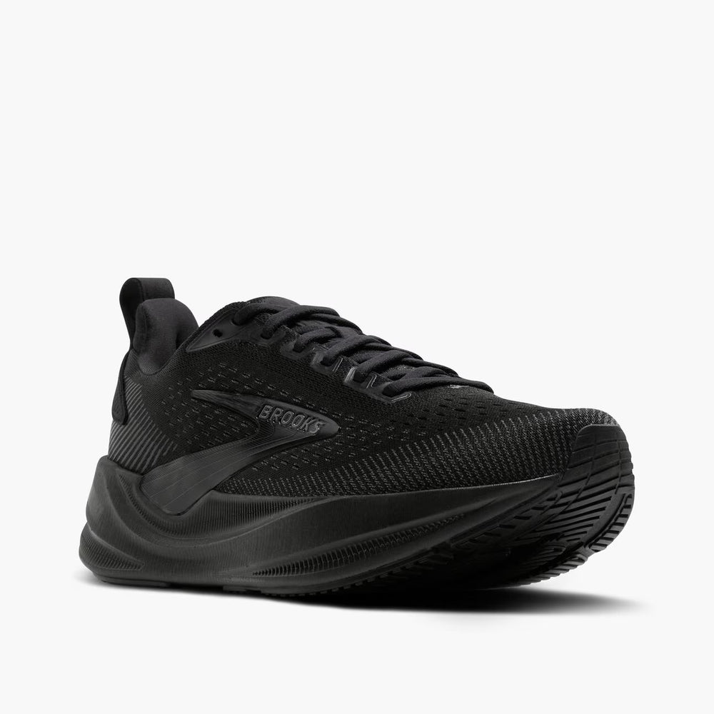 Brooks -- Men's -- Ghost Max 4 -- Black/Black/Ebony