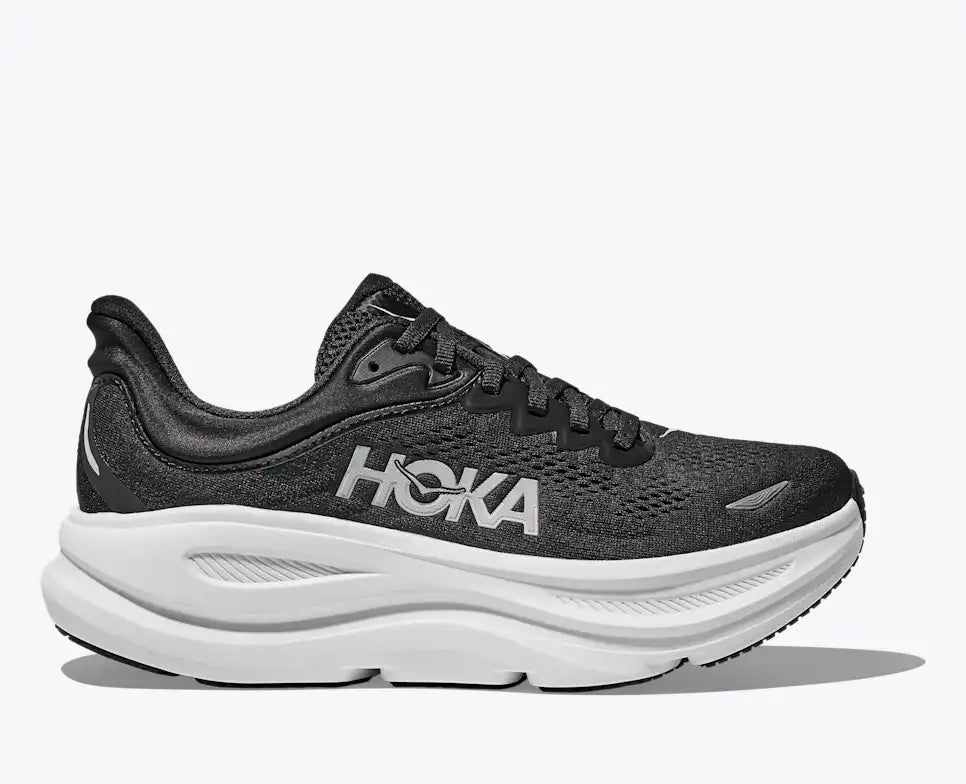 Hoka Bondi 9 – Men's – Black/White