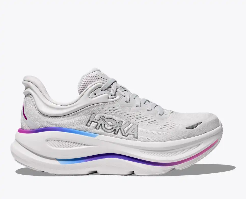 Hoka Bondi 9 – Women's – Cosmic Grey/White