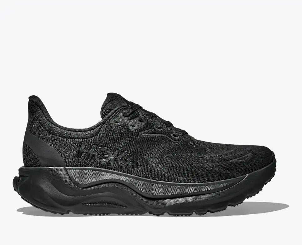 Black Hoka Arahi 8 – Men's running shoe on a white background