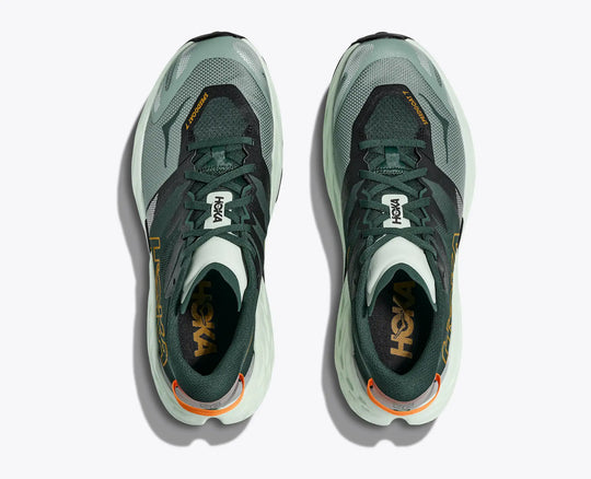 Pair of green Hoka Speedgoat 7 – Men&