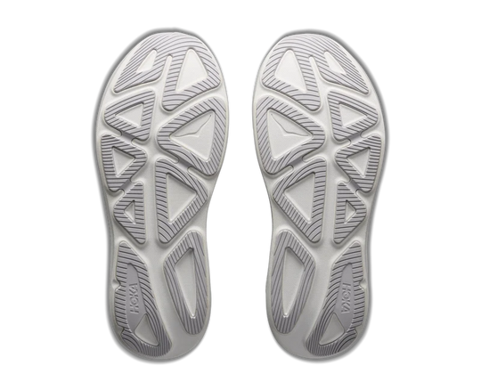 A pair of light gray Hoka Clifton Pro – Men&