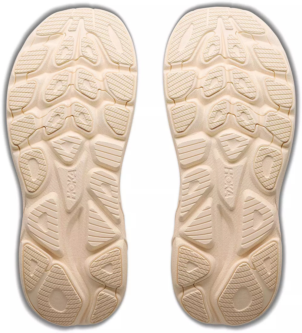 Close-up of beige Hoka Clifton 11 – Women&