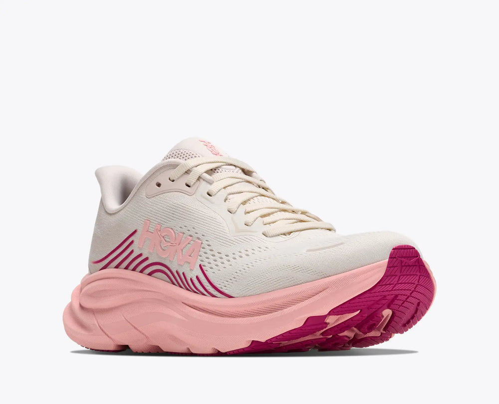 Hoka Clifton 11 – Women's – Rose Cream/Dewey Pink