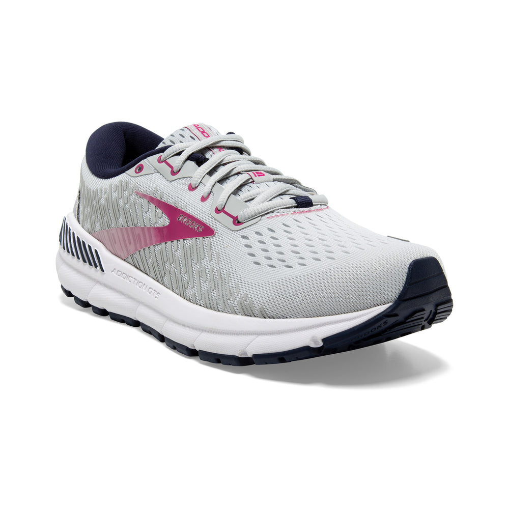 Brooks Addiction Gts 15 – Women's – Oyster/Peacoat/Lilac Rose