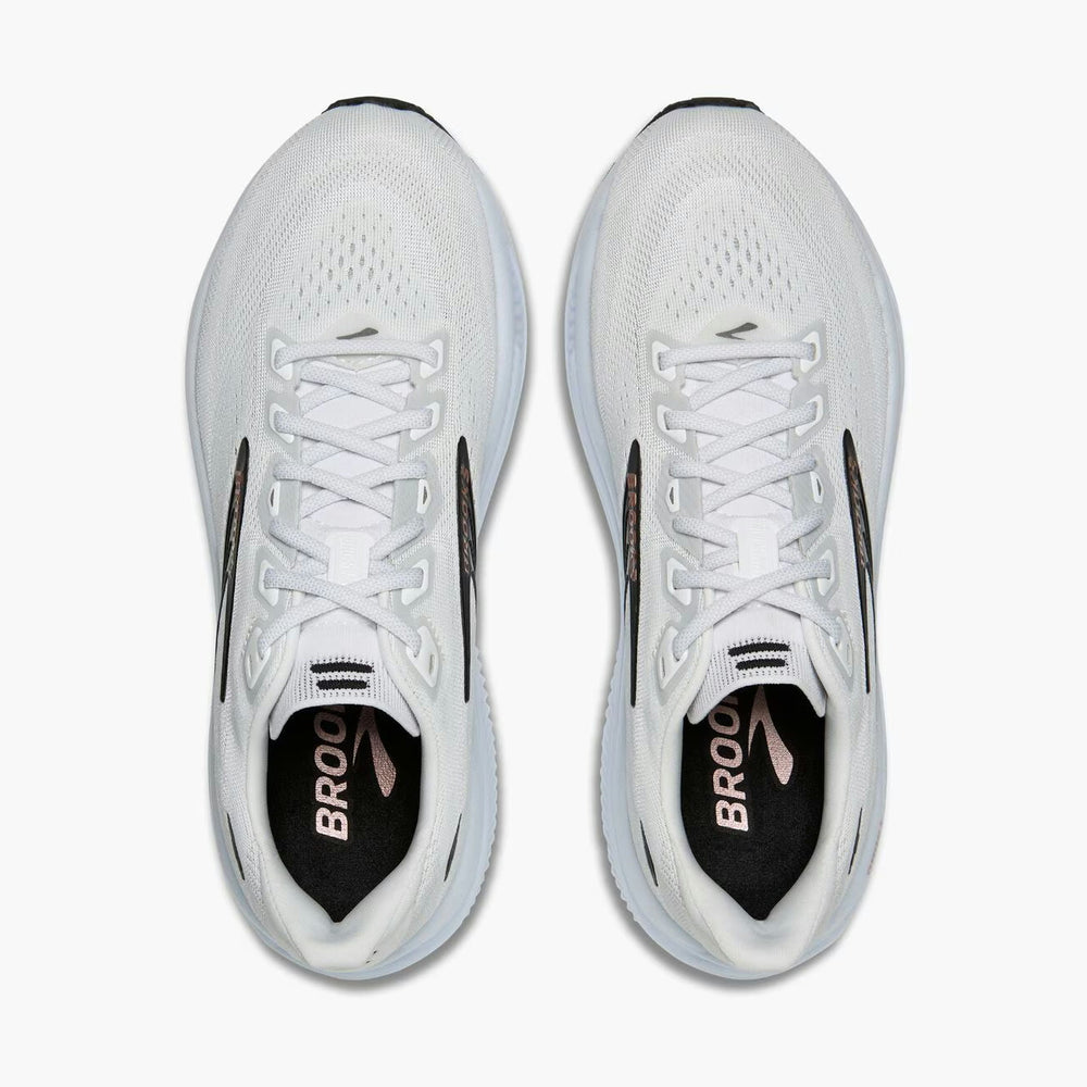 A pair of Ghost 18 Women's running shoes shown from a top-down view against a light gray background.