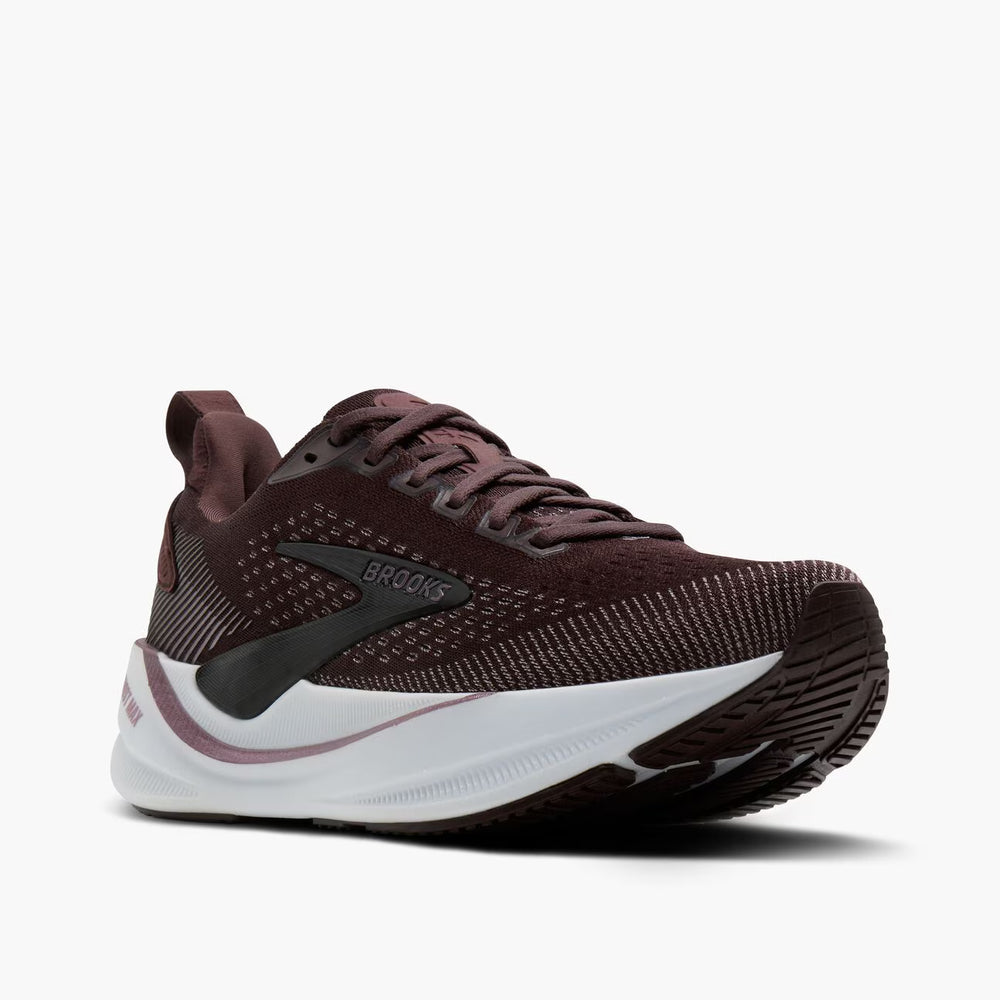 Brooks -- Women's -- Ghost Max 4 -- Raisin/Purple/Metallic