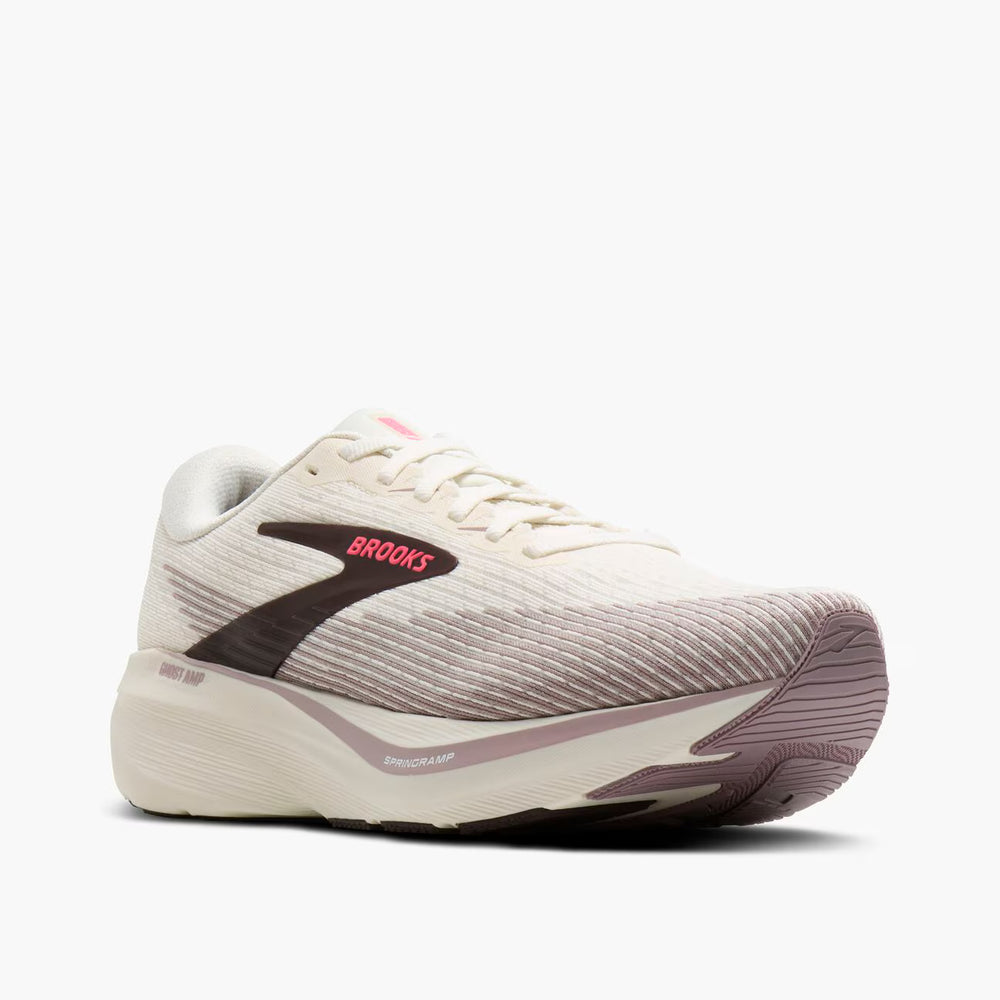 Brooks Ghost AMP – Women's – Arctic Wolf/Dove/Pink