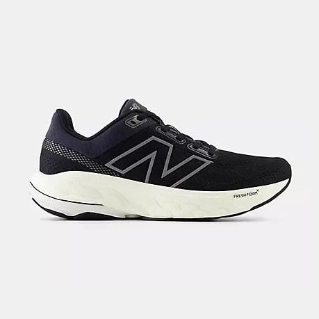 A New Balance 860 V14 – Women's shoe in black and white, shown from a side profile view against a plain white background.