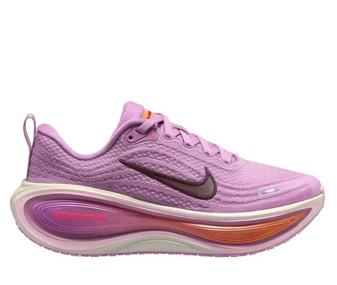 Nike Women's Vomero Plus Purple running shoe with Nike logo on a white background