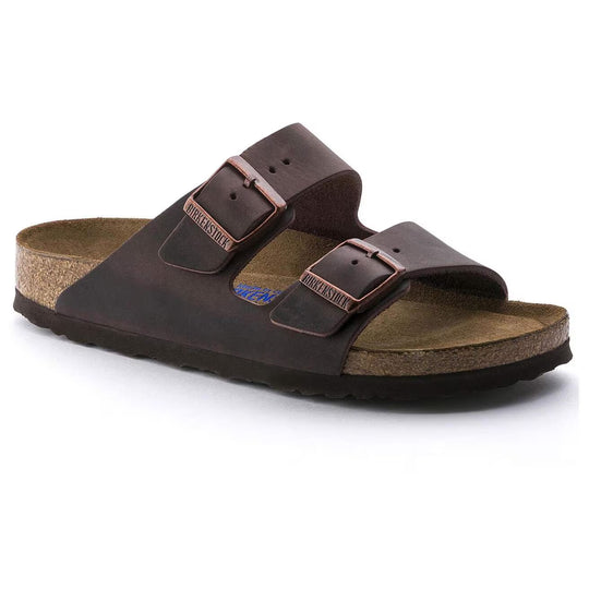 Birkenstock Arizona Soft Footbed--All Gender--Oiled Leather Habana