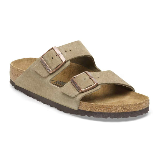 Birkenstock Arizona Soft Footbed--All Gender--Taupe Suede