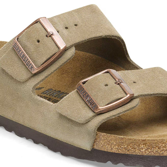 Birkenstock Arizona Soft Footbed--All Gender--Taupe Suede