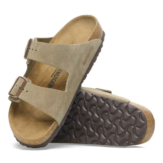 Birkenstock Arizona Soft Footbed--All Gender--Taupe Suede