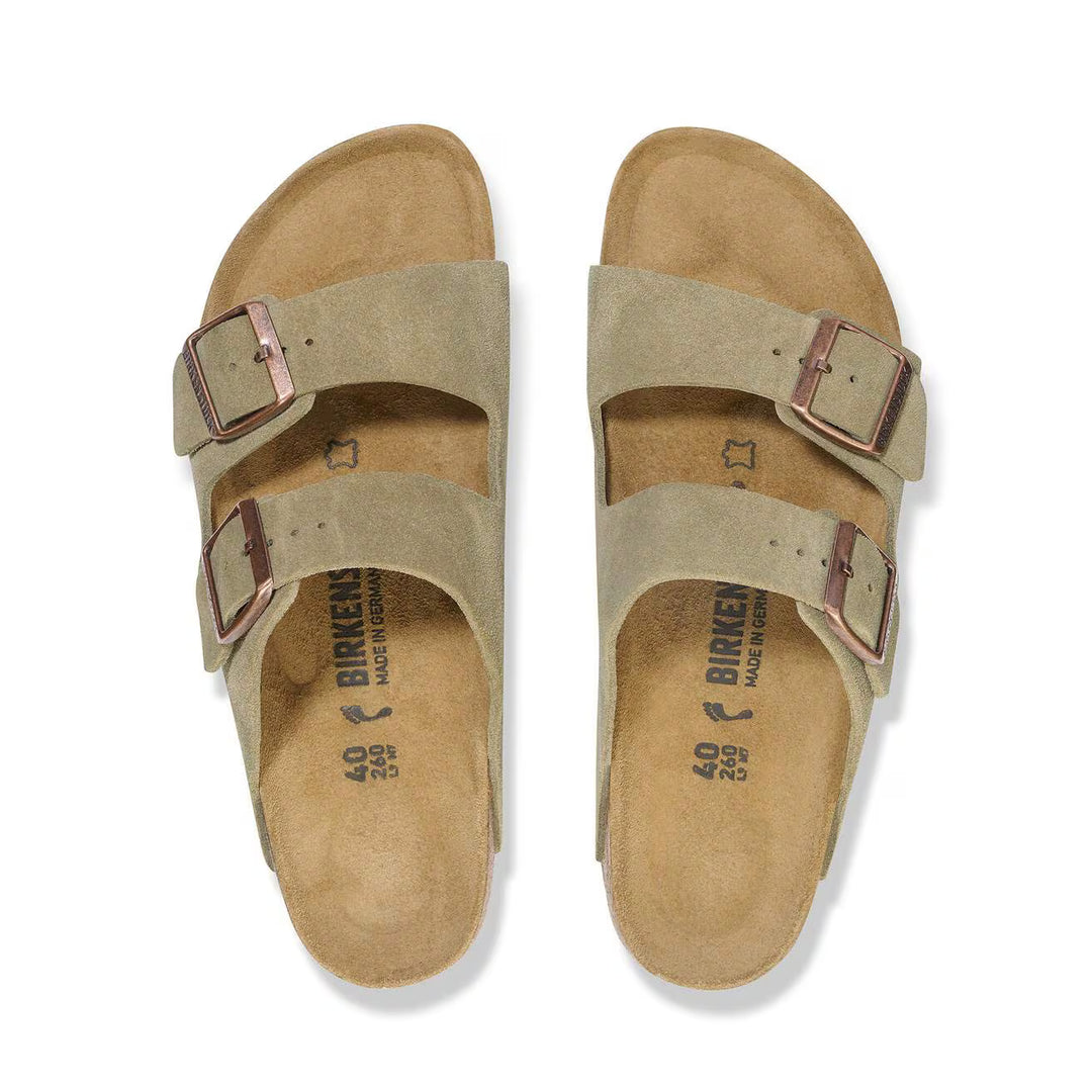 Birkenstock Arizona Soft Footbed--All Gender--Taupe Suede