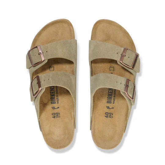 Birkenstock Arizona Soft Footbed--All Gender--Taupe Suede