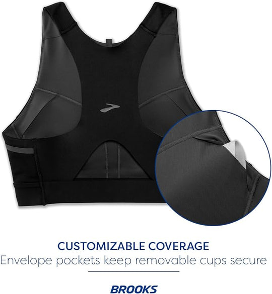 Brooks 3 Pocket Sports Bra – Women&