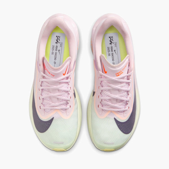 Pair of pastel pink and green Nike Zoom Fly 6 - Women&