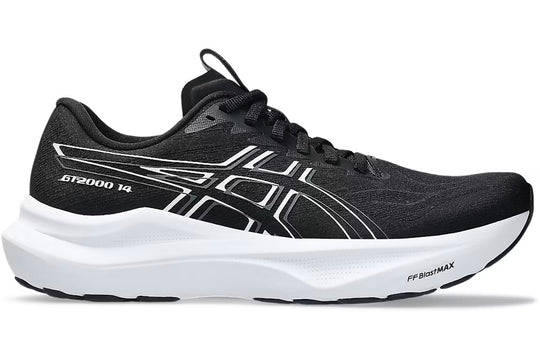 Black running shoe with Gt-2000 14 logo on a white background.