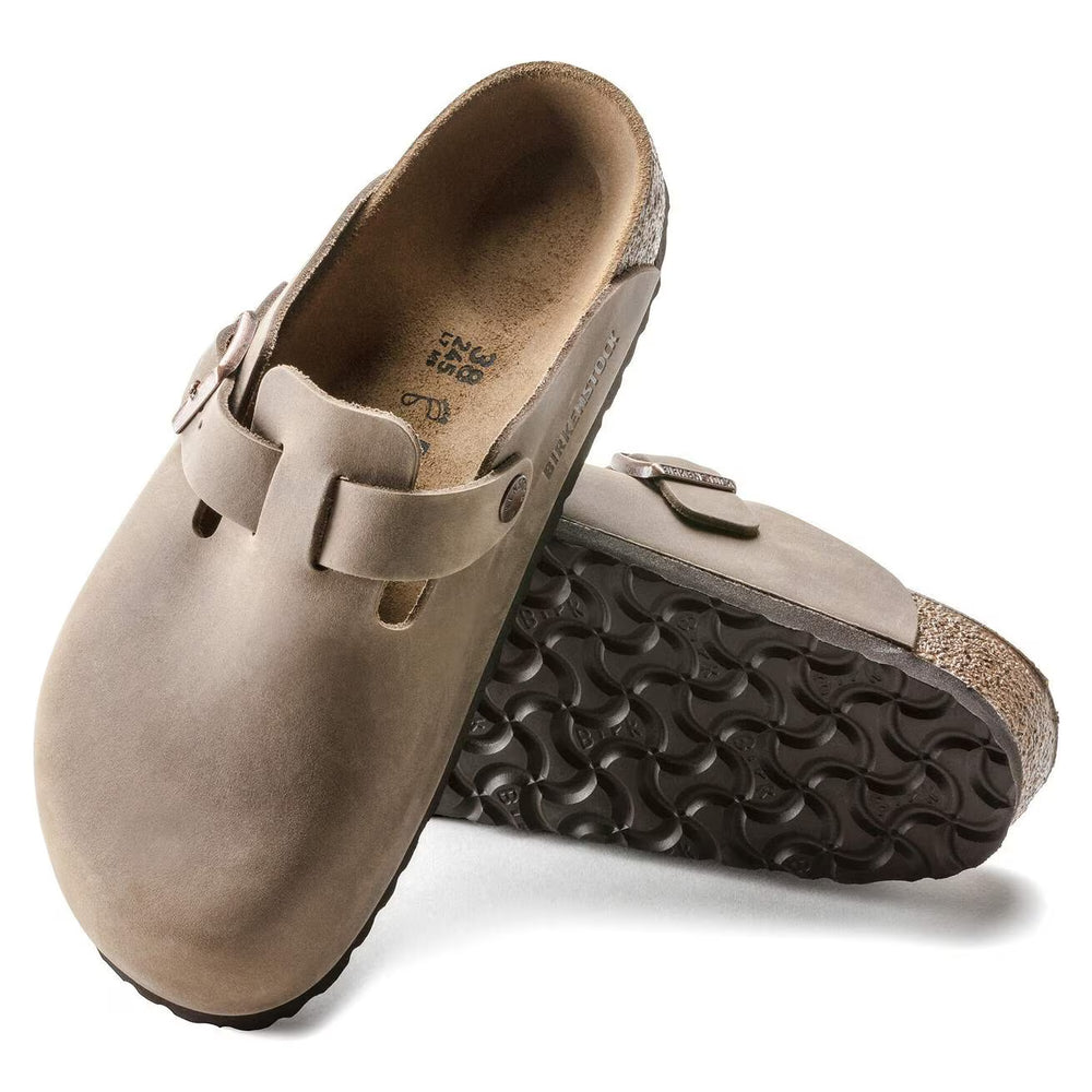 Birkenstock Boston Soft Footbed--Tobacco Brown