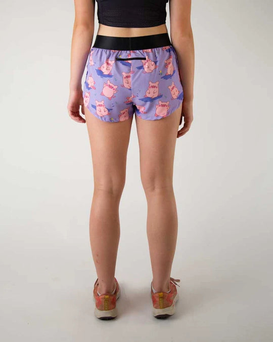 Chicknlegs Chicknlegs 1.5" Split Shorts – Women&