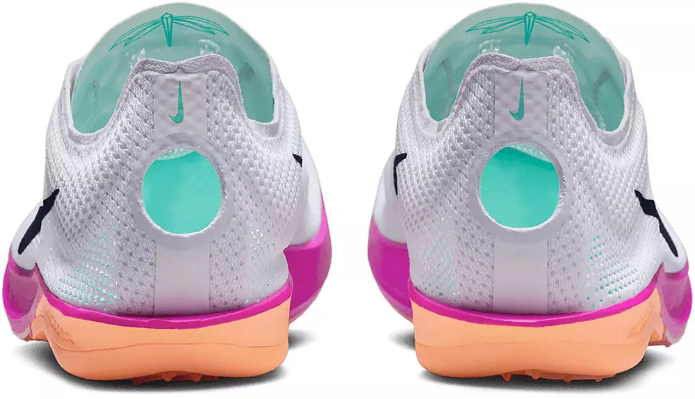 Nike Zoomx Dragonfly – Men's – White/Obsidian-Hyper Turq-Fire Pink