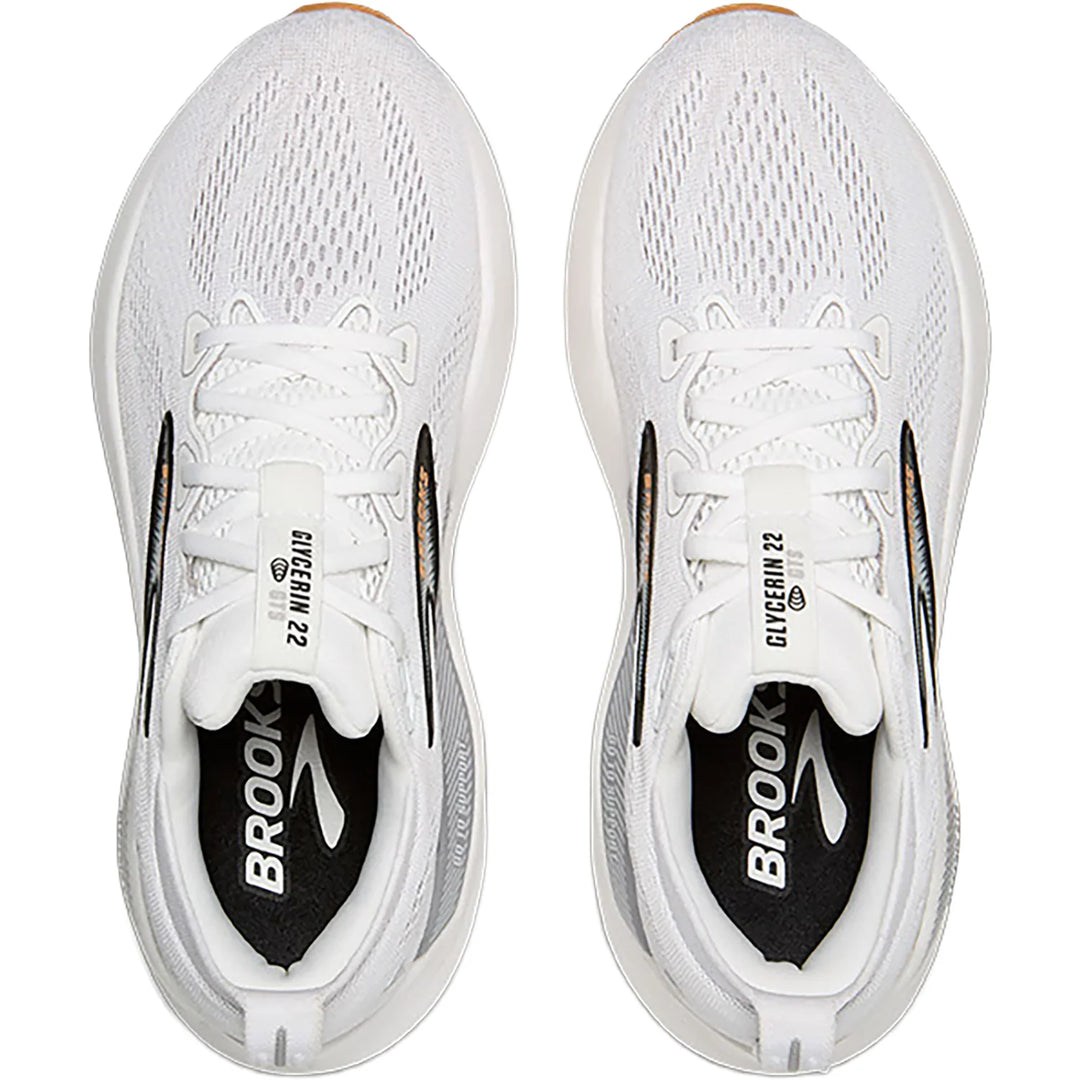 A pair of white Brooks Glycerin Gts 22 – Women&