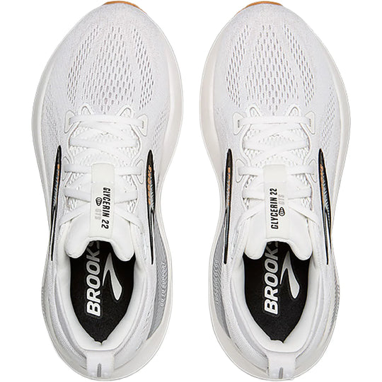 A pair of white Brooks Glycerin Gts 22 – Women&