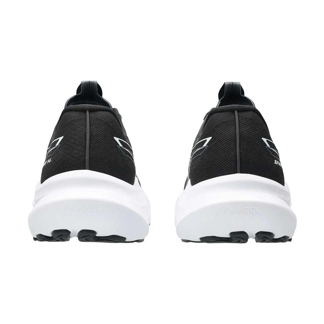 Black Gt-2000 14 running shoes with white soles on a white background.