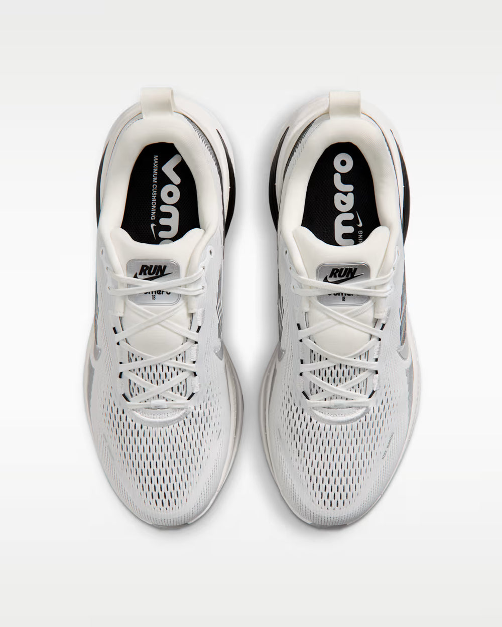 Nike Vomero 18--Men's--Summit White/Metallic Silver