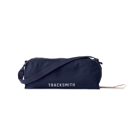 Shoe Bag--Navy/Ivory