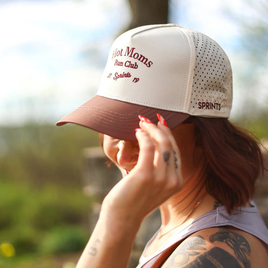 Sprints Structured VP Hat Hot Moms Run Club