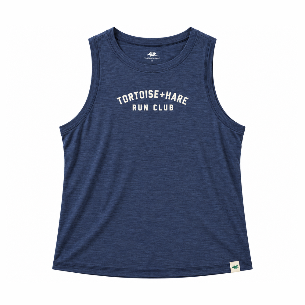 Tortoise & Hare Luxe Tank – Women's – Navy