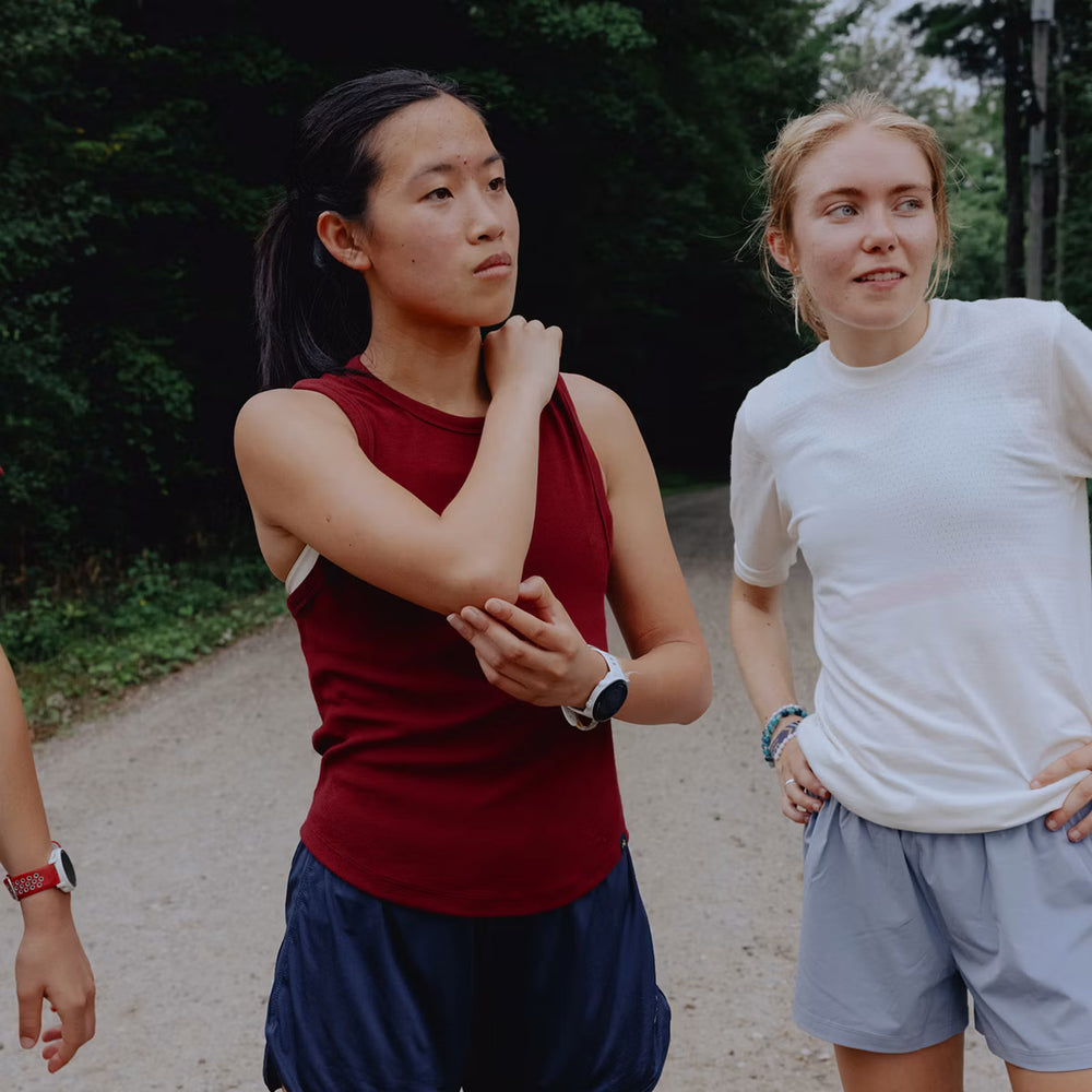 Fieldhouse Ribbed Tank--Women's--Cabernet