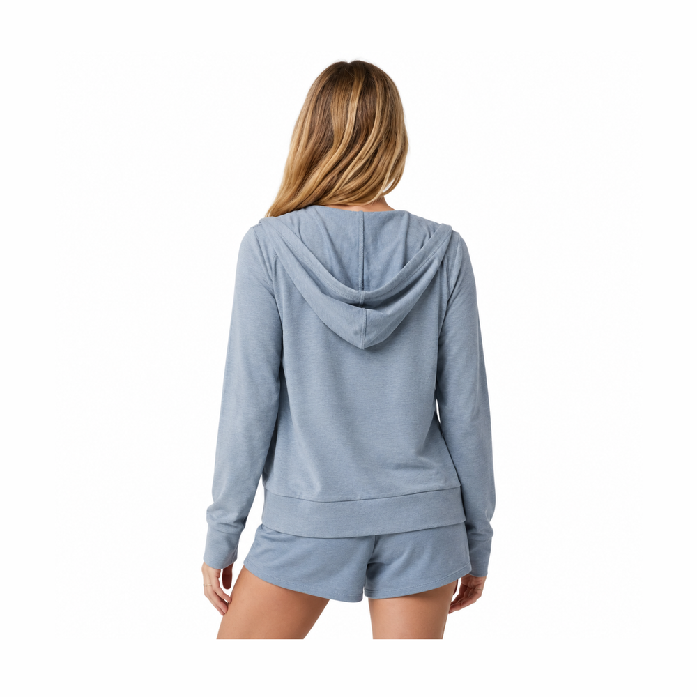 Vuori Halo Perform Hoodie 2.0 – Women's – Sea Glass Heather