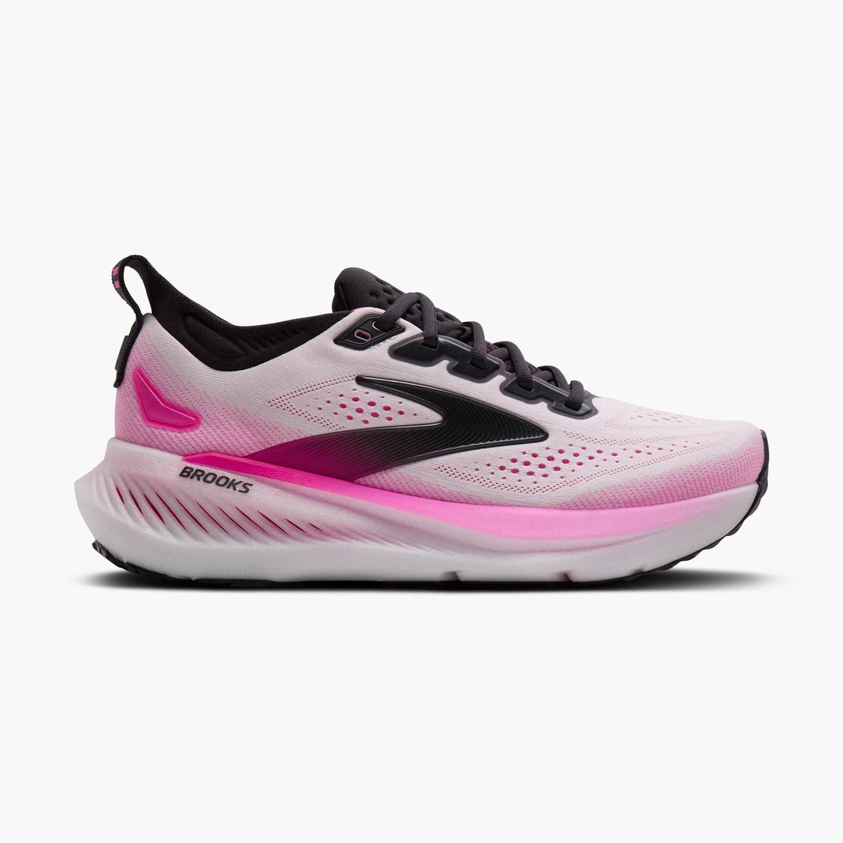 Brooks Glycerin 23 – Women's – White/Phantom/Cyber Pink