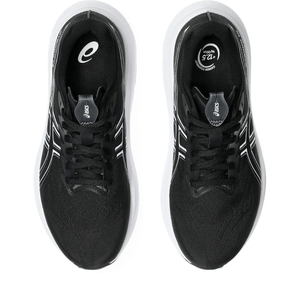 Black Gt-2000 14  running shoes with white accents on a white background.
