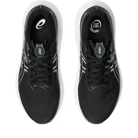 Black Gt-2000 14  running shoes with white accents on a white background.