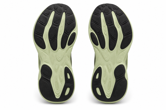 The outsoles of a pair of New Balance Fresh Foam X 880 V15 – Men&