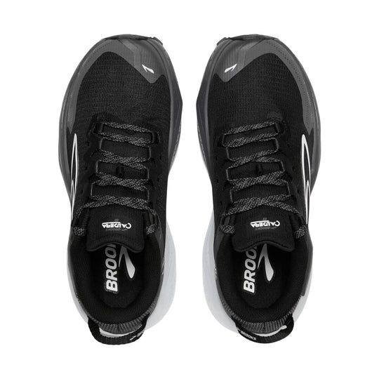 A pair of black and dark gray Brooks Caldera 8 – Men&