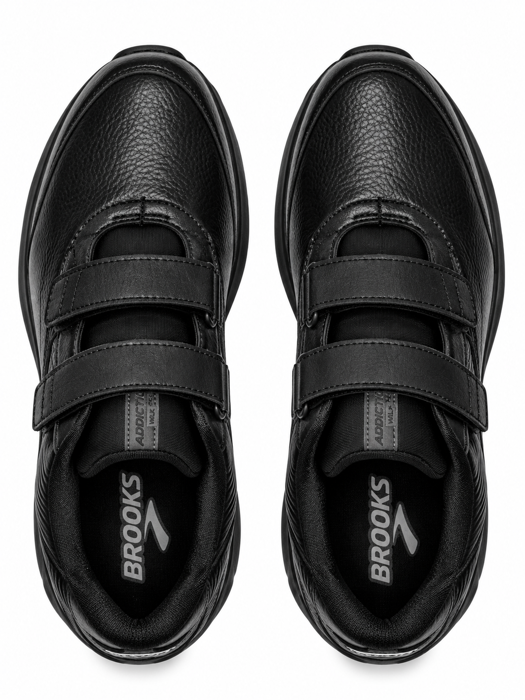 A pair of black Brooks Addiction Walker V-Strap 2 – Men&